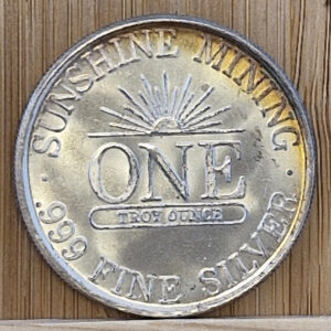 1982 1 Oz Sunshine Mint Silver Eagle Round BU