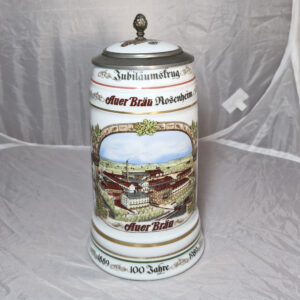 Jubiläumskrug der Brauerei Auer Bräu Rosenheim 1989