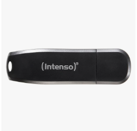 Intenso Speed Line, 64GB Speicherstick, USB-Stick 3.2 Gen 1x1, schwarz